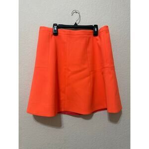 J.Crew Women’s Size 12 Orange A-Line Skirt